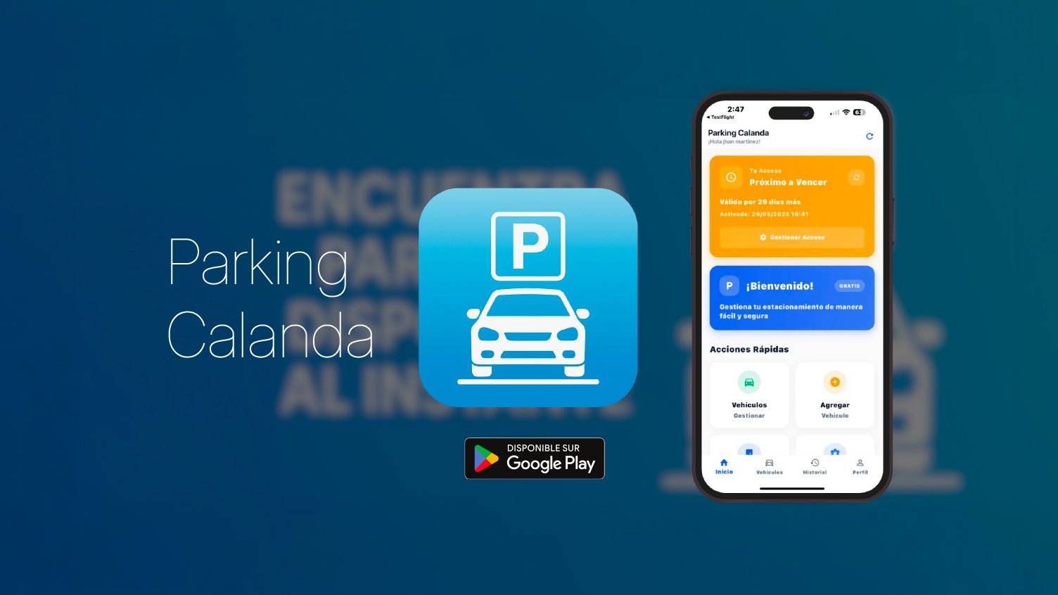 Parking Calanda App - Captura 2